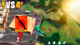 SÓ VALE A PRIMEIRA ARMA QUE ENCONTRAR NESSE DESAFIO SOLO VS SQUAD!! FREE FIRE MOBILE