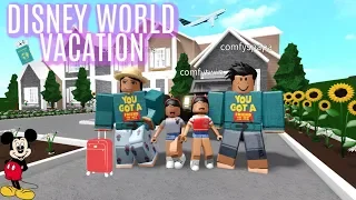 SURPRISE FAMILY DISNEY VACATION II Roblox Bloxburg