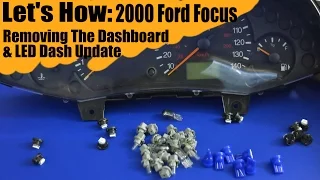 Removing Dash And Changing Lights In 2000 Ford Focus - Let's How