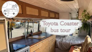 Toyota Coaster Motorhome Conversion - Bus Tour!