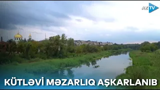 Ukraynanın İzyum şəhəri yaxınlığındakı meşədə kütləvi məzarlıq aşkarlanıb