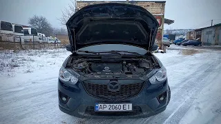 Газовые стойки для Mazda Cx-5. Держатели капота