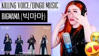 VOICE COACH REACTS| BIGMAMA (빅마마) - Dingo Music / Killing Voice (킬링보이스) | these women are incredible