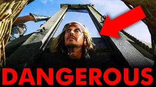 Dangerous Scenes To Film For PIRATES OF CARIBBEAN | Movies and Popcorn