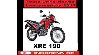 XRE190  - Test Drive da Honda Nova Linha 2017