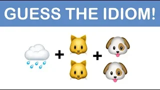 CAN YOU GUESS THE IDIOM BY THE EMOJI? | EMOJI CHALLENGE