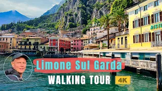 Limone sul Garda | Walking Tour | Gardasee | Italien| 🇮🇹 [4K]