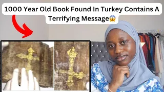 1000 Year Old Book Found In Turkey Contains A Terrifying Message |#reaction #revertreacts