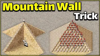 Mountain Wall Trick (Immortal Wall BUG) Stronghold Crusader