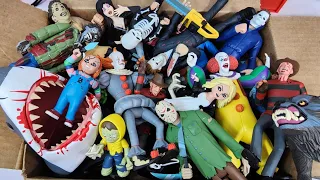 INSANE BIG BOX OF HORROR ACTION FIGURES