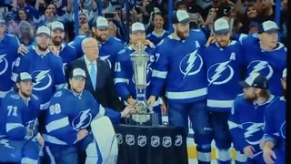 Tampa Bay Lightning win Prince of Wales Trophy - Eastern Conference Champions 2022 Game 6 vs Rangers