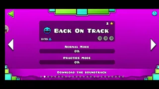 dia #1 de mi otra cuenta de geometry dash: completando niveles