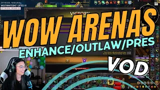 Enhance/Outlaw/Pres evoker 3v3 WoW arenas