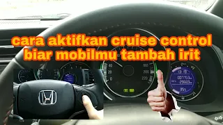 Cara menggunakan cruise control honda jazz