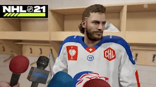 NHL 21 BE A PRO #1 *RUSTY GOES TO EUROPE*