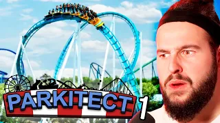 He Construido un PARQUE DE ATRACCIONES (Espero Que Nadie Muera) - PARKITECT #1