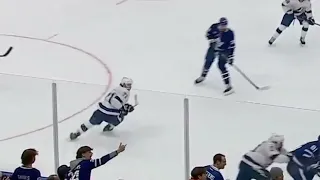 Auston Matthews takes out Anthony Cirelli - Have your say!