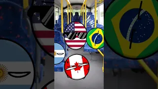 Viajando en autobús experiencia countryballs  #flipaclip #countryballs #countryballsanimation #humor