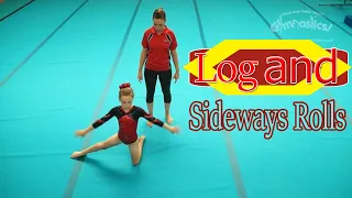 Head Over Heels Gymnastics Tutorials, Log and Sideways Rolls