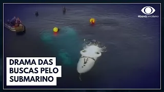 Submarino desaparecido tem poucas horas de oxigênio | Jornal da Noite