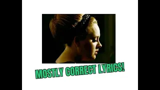 Misheard Lyrics -- Rolling In The Deep by Adele