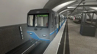 КАЛИНИНСКАЯ ЛИНИЯ МОСКОВСКОГО МЕТРО В METROSTROI!!! ОБКАТКА КАРТЫ НА 81-760 ОКА!