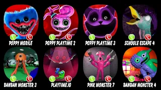 Poppy Playtime, Poppy Playtime 2, Poppy Playtime 3, School Monster 4, Ban Monster Life 3...