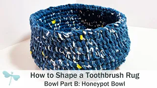 How to Shape a Toothbrush Rug | Honeypot Bowl