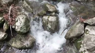 지리산 삼신봉의 시원한 계곡 물소리/The cool sound of water in the valley of Samsinbong Peak in Jirisan Mountain