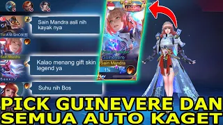 DI KIRA PALSU ! KITA PAMER SKIN LEGEND GUINEVERE 1 TIM LANGSUNG KAGET ! LIHAT GIMANA REAKSI MEREKA