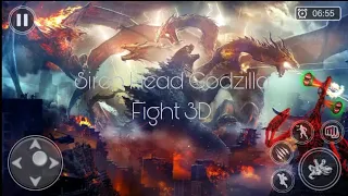 SIREN HEAD GODZILLA FIGHT 3D GAMEPLAY | SIREN HEAD GODZILLA FIGHT 3D | GAMES |