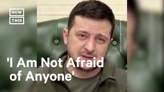 Pres. Zelenskyy Says He Hasn't Left Kyiv & Isn't Afraid of Anyone #Shorts