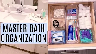 MASTER BATHROOM ORGANIZATION IDEAS  | Organize with me  | Tara Henderson