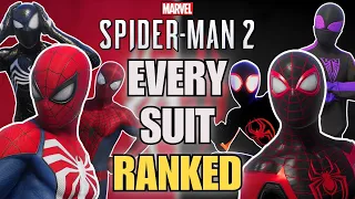 ALL 78 SUITS & STYLES in Marvel's Spider-Man 2 Ranked WORST to BEST