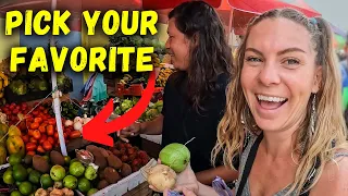 Authentic EL SALVADOR🍊Massive STREET MARKET & Local Food Adventure!!