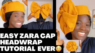 QUICK & EASY ZARA CAP HEADWRAP TUTORIAL /Headscarf /Turban