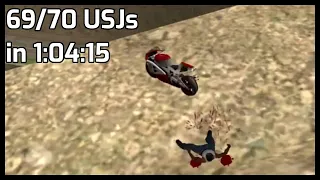 69/70 Unique Stunt Jumps Speedrun in: 1:04:15