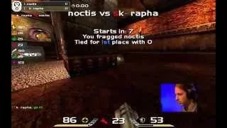 Rapha vs Noctis ESL GrandFinal GamesCom 2009 FULL QuakeLive 4k 1080p Commentary