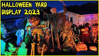 Halloween Yard Haunt Display + Walkthrough 2023