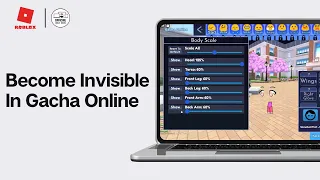 How To Become Invisible In Gacha Online Roblox (2024 GUIDE)