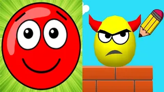 Draw To Smash vs Hide Ball - Logic Puzzle (Gameplay Android IOS, Smile Egg Smash Balls)