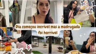 O QUE EU TEMIA ACONTECEU😭FUI FAZER EXAMES|CAFÉ NO CENTRO DA CIDADE|MACARRÃO COM SALSICHA|rotina