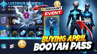 BUYING NEW BOOYAH PASS SEASON 16 IN FREE FIRE | APRIL BP RING EVENT | FREE FIRE NEW EVENT TODAY