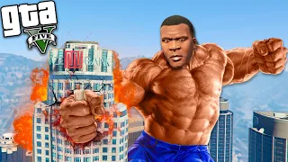 O FRANKLIN GANHOU SUPER FORÇA e PODERES DO HULK no GTA 5 Mods ! (ÉPICO)