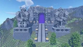 The Dwarven Gate! | Nether Portal | Minecraft Timelapse