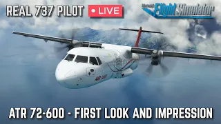 Real 737 Pilot LIVE | First Time Flying the “Expert Series” ATR | Tahiti – Bora-Bora - Tahiti