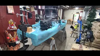 Perception Outlaw Trolling Motor Install With Foot Steering