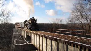 Steam Train, High Bridge, Hometown, 12-7-2013, TamaquaArea.com