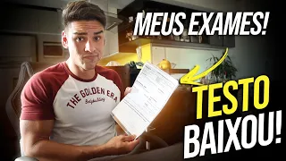 Exames depois de voltar a ser NATURAL!  *Testosterona atual!* [relato]