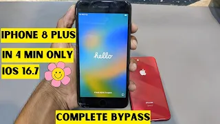 IPHONE 8G, 8PLUS -X IOS 16.7 HELLO BYPASS | ICLOUD BYPASS IPHONE 8 PLUS 16.7 #MWTECH7